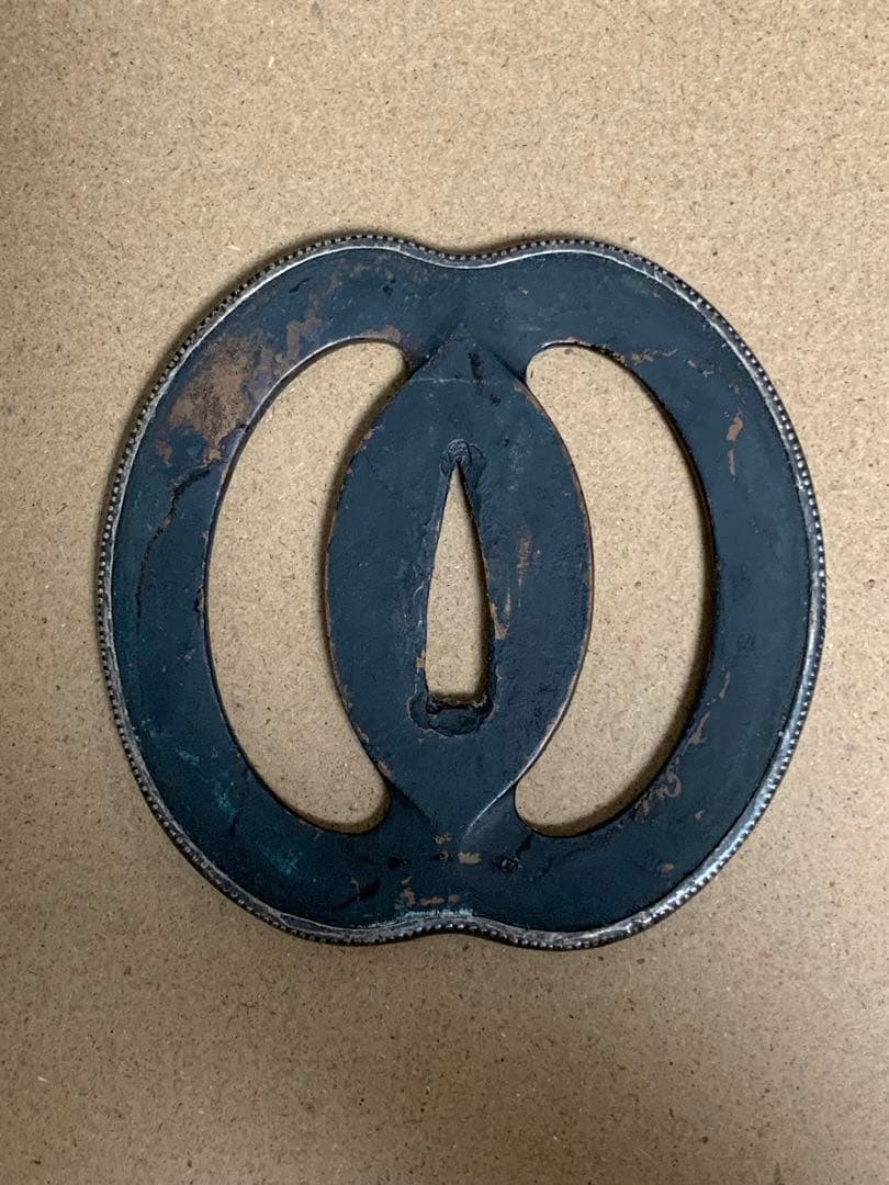 T*a様 《アンティーク・希少レア！！》《送料無料》⭐︎ 銀入り 武蔵鍔 つば