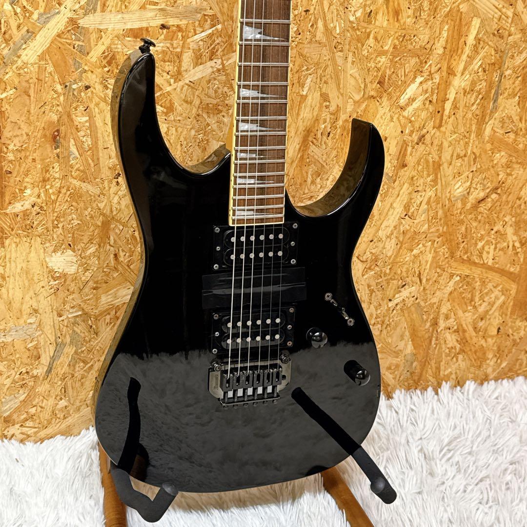 IBANEZ RG series エレキギター ブラック シンクロブリッジ