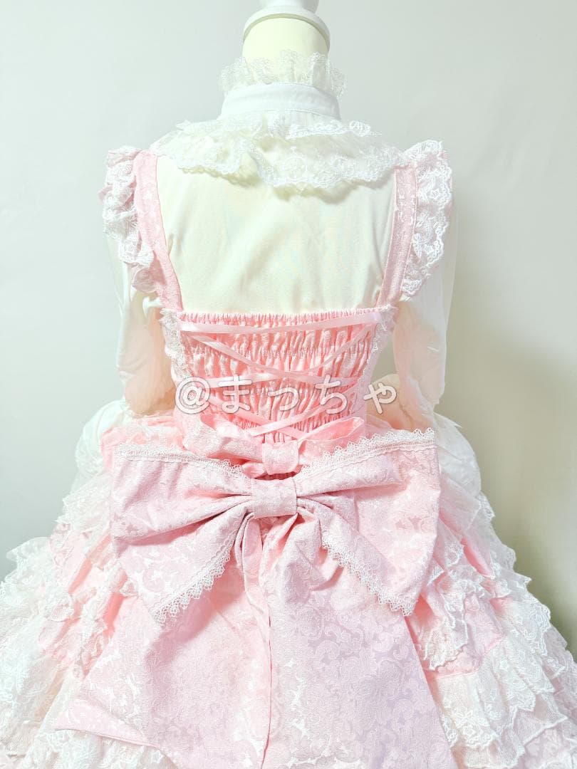 【Han Girl】Love and Heart ロリィタドレスセット ピンク
