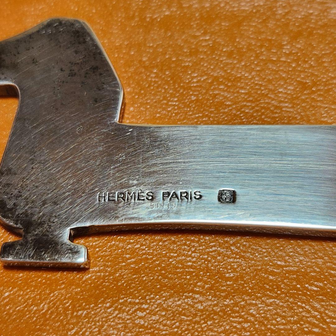 エルメス　ヴィンテージ　ペーパーナイフ　ダックスフンド