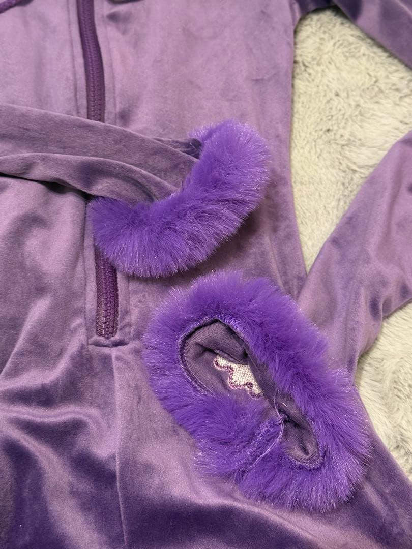 新品紫色フード付きボディスーツ キャラクター衣装 ゲンガー ポケモン