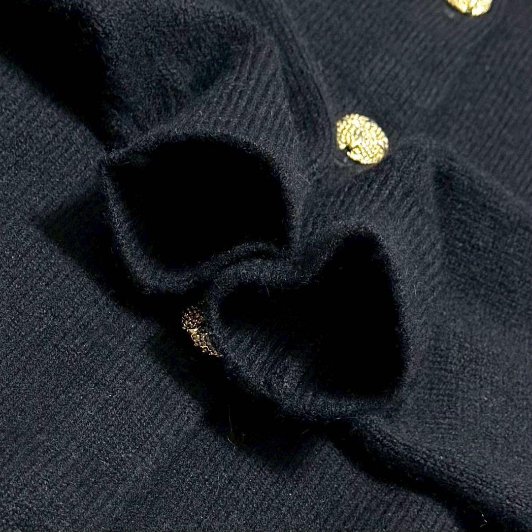 美品✨ BALLANTYNE バランタイン カシミヤ ニットカーディガン 黒