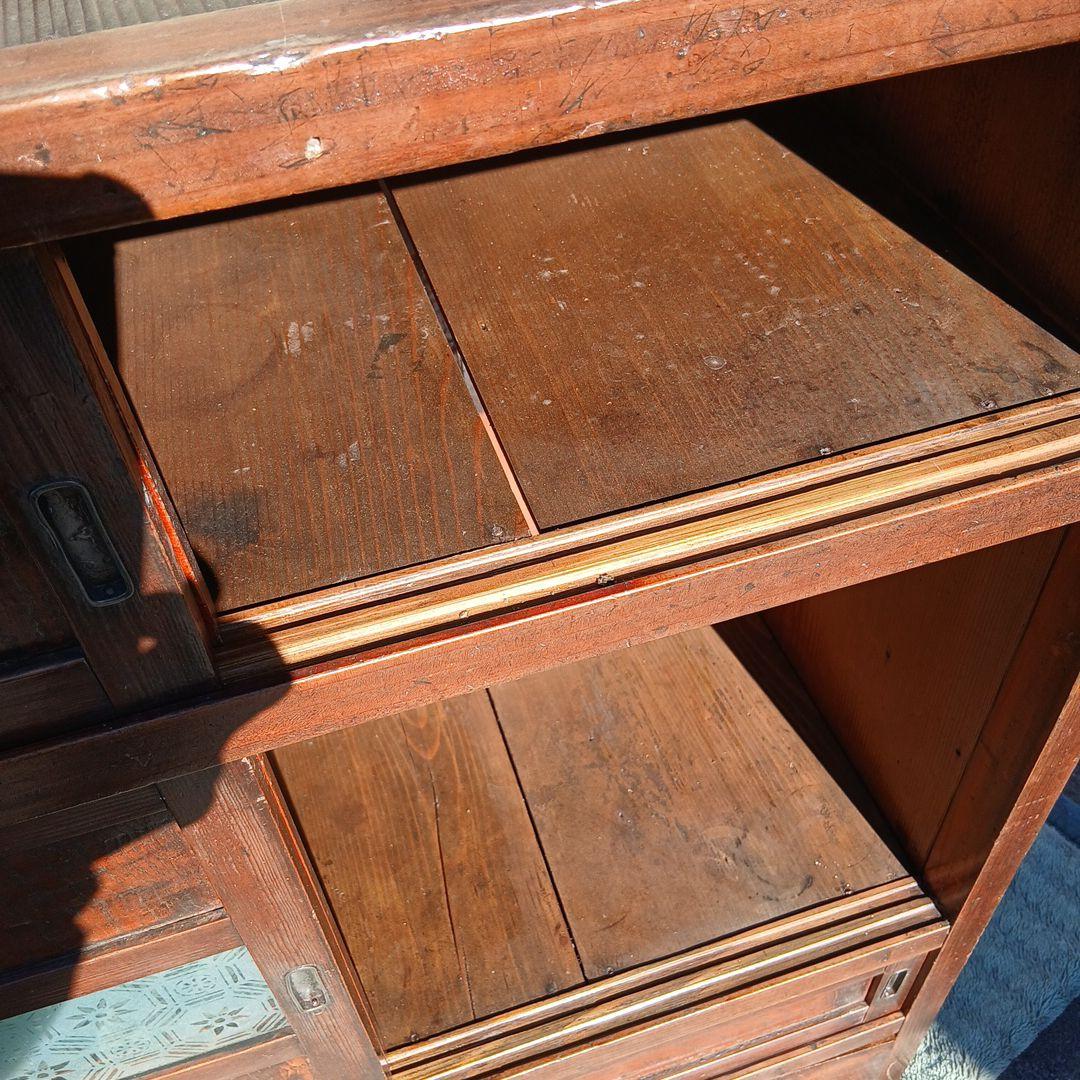 ☆昭和レトロ大正ロマン 小型茶タンス☆古民家 古家具 当時物