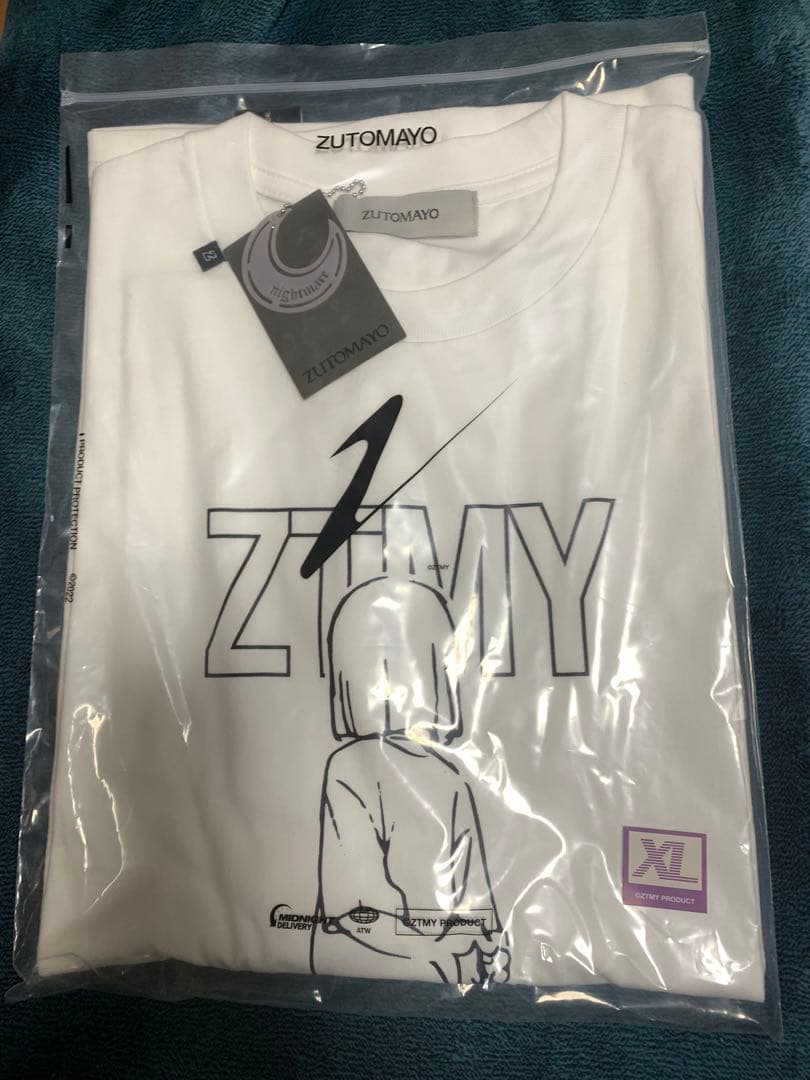 ずとまよ　Re:Re:ZTMY NIRA Tee 白　XLサイズ