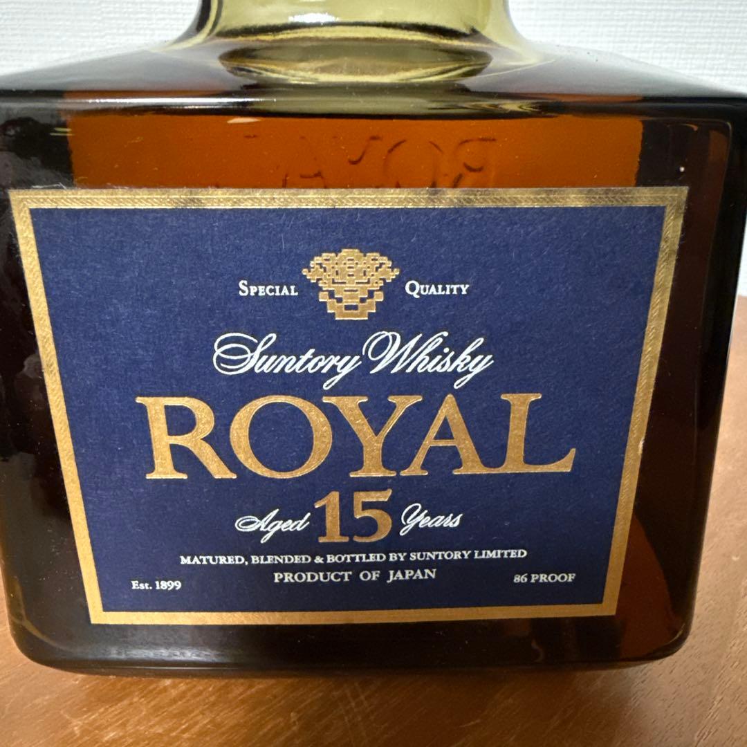【未開栓・箱付】サントリー ウイスキー ローヤル プレミアム 15年 青ラベル
