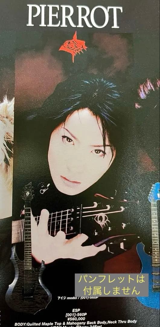 ESPエレキギター PIERROTアイジモデル(001)-560P 定価56万円