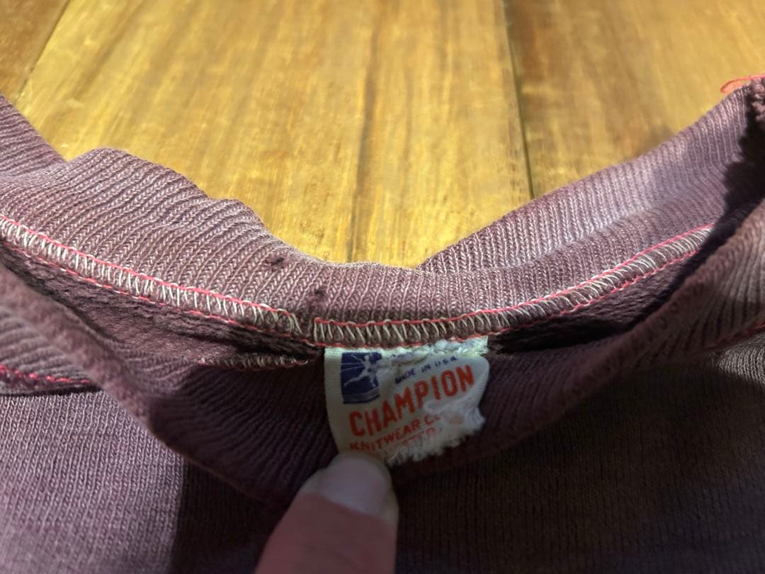 vintage 50's Champion ランタグ　スウェット