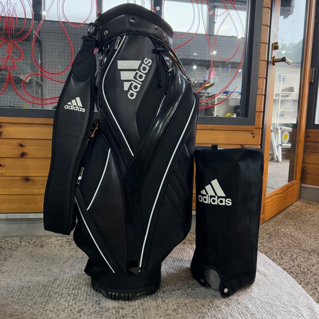 未使用展示品❗️【アディダスゴルフ】軽量設計 9.0型 ゴルフ キャディバッグ