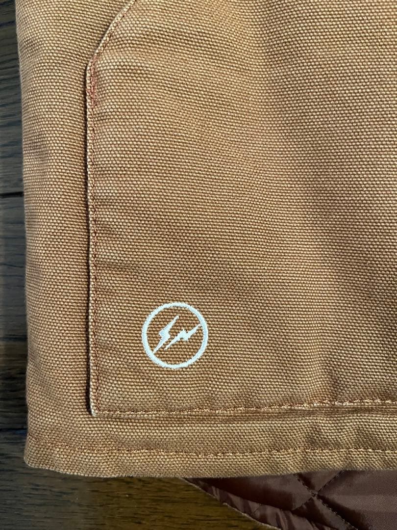 カーハート×フラグメント　ダックベスト　サイズ３