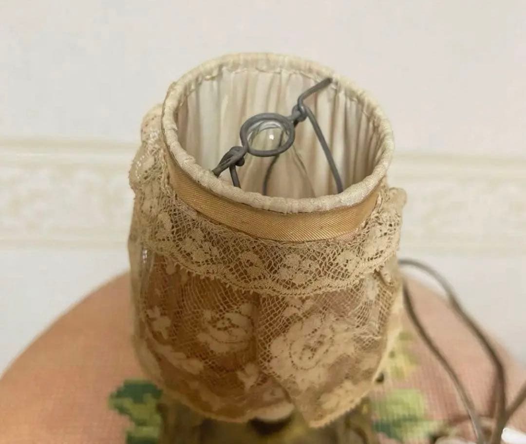 真鍮フランスアンティーク♡ブドワールランプ