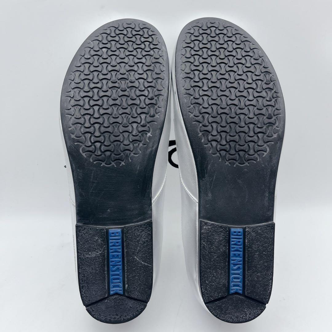 極美品✨ビルケンシュトック ソーンダース メタリックシルバー 39 25cm