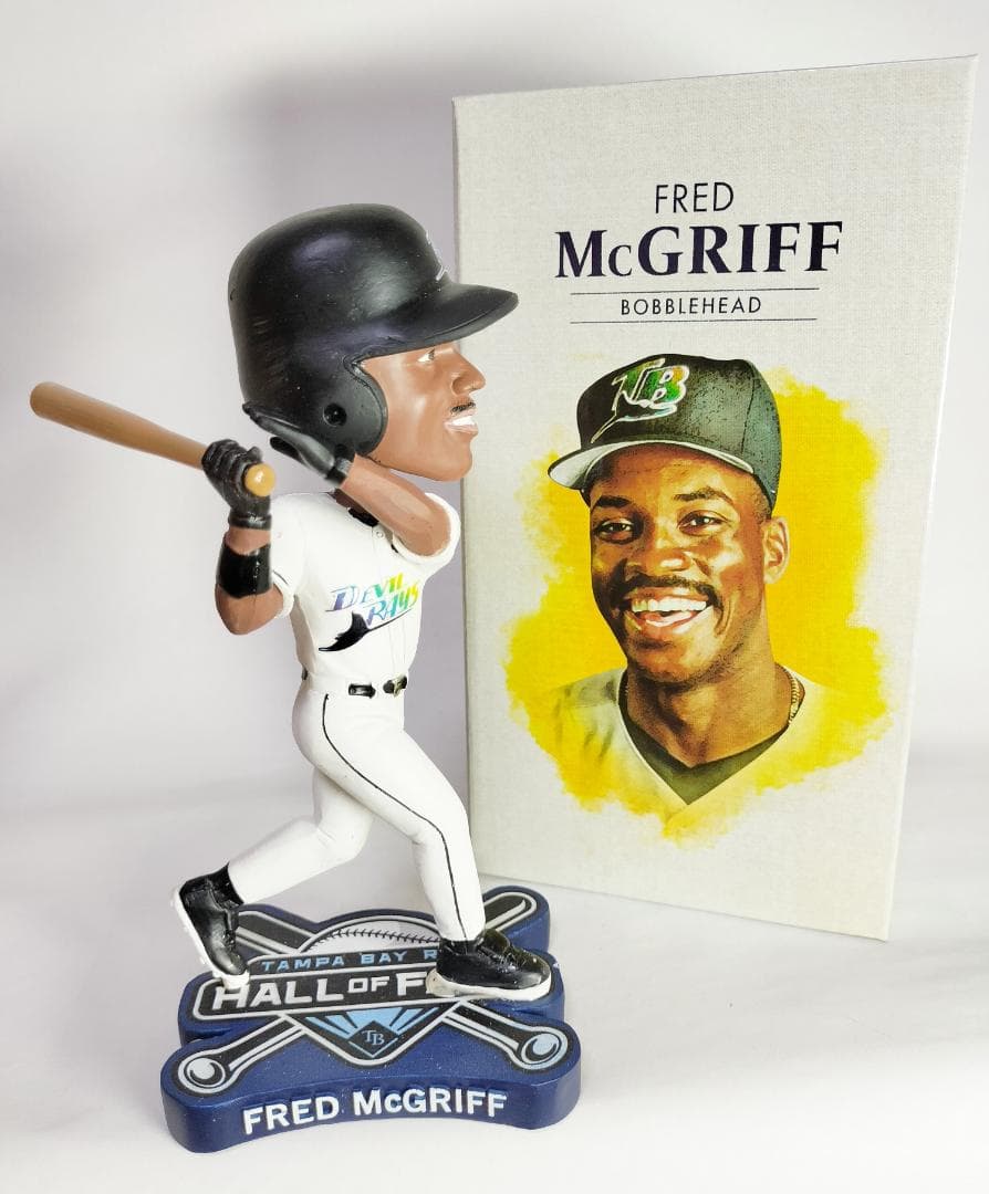 フレッド・マグリフ／”レイズ野球殿堂” ボブルヘッド人形 (2024／レイズ）
