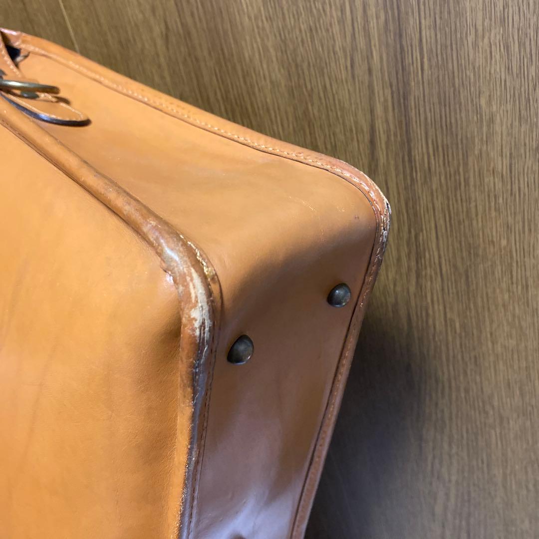 レザーバッグ マーストン ブリーフ ビジネス　TUSTING 茶色　キャメル