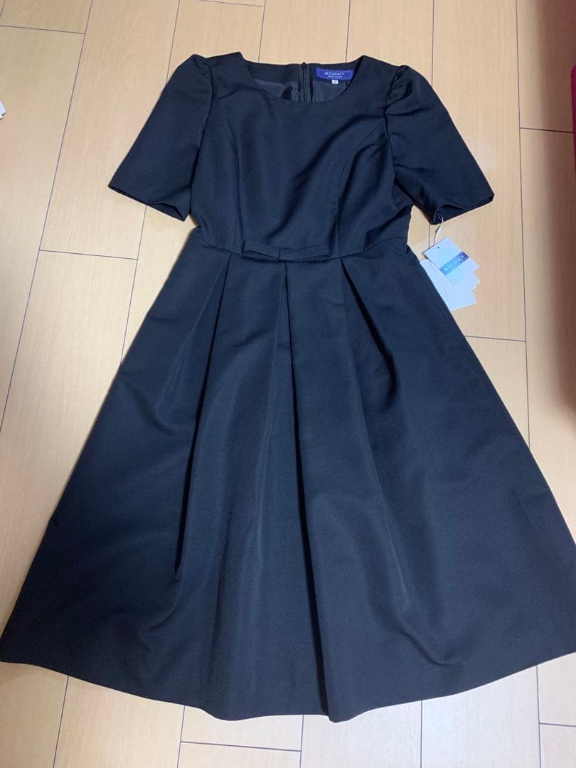 エムズグレイシー ワンピース　黒　卒業式　ハレの日セレモニー　サイズ38 新品