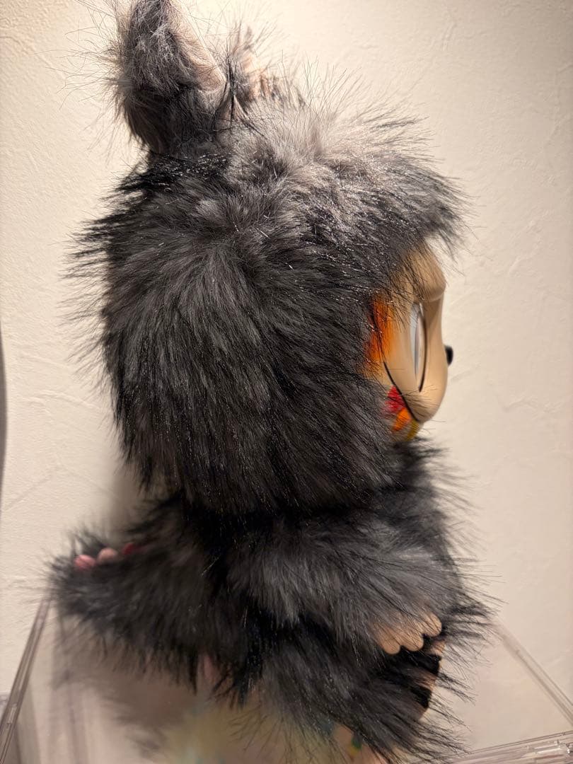 黒 ジモモ BIGサイズ ぬいぐるみ レア labubu ZIMOMO ラブブ