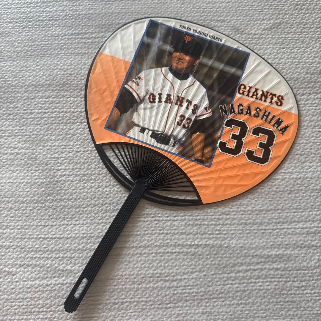 長嶋茂雄／直筆サイン色紙【 監督時代うちわ付き】