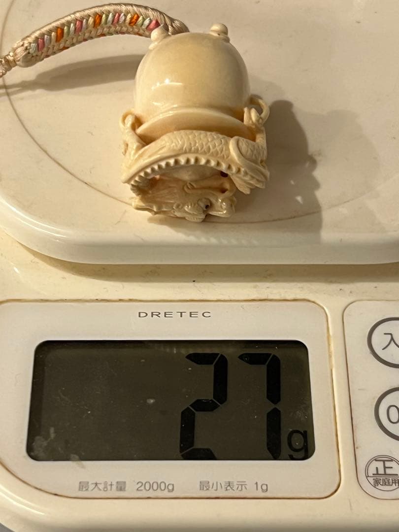 美辰銘　極上龍根付　28g /J3-4