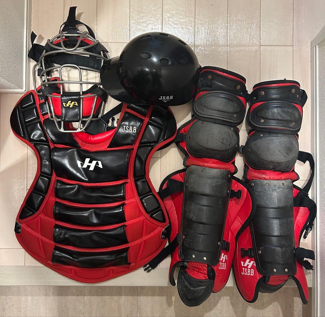 ハタケヤマ　キャッチャー防具一式　一般軟式用
