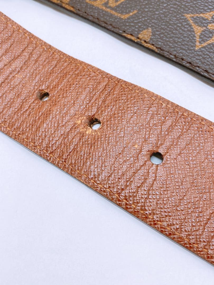 ヴィトン モノグラム ベルトのみ サンチュール デュオ ポーチ無 M9836 ②