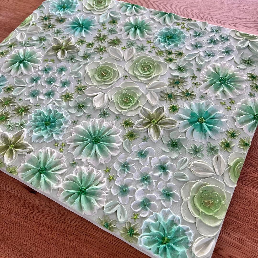 花柄 アート テクスチャーアート ボタニカル フランフラン　ウェディング