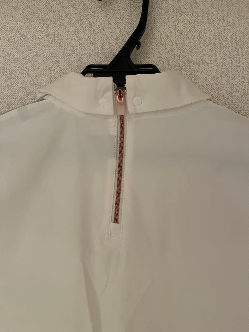 MARK&LONA マークアンドロナ ホワイト ポロシャツ レディース