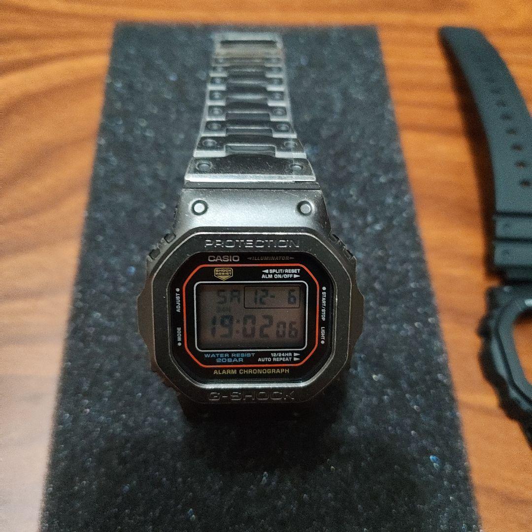 CASIO G-SHOCK DW-5600-RL チタンカスタム　ビンテージ加工