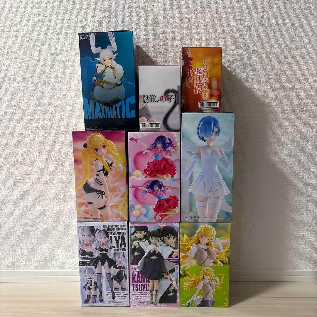 美少女フィギュアまとめ売り9点　新品未開封