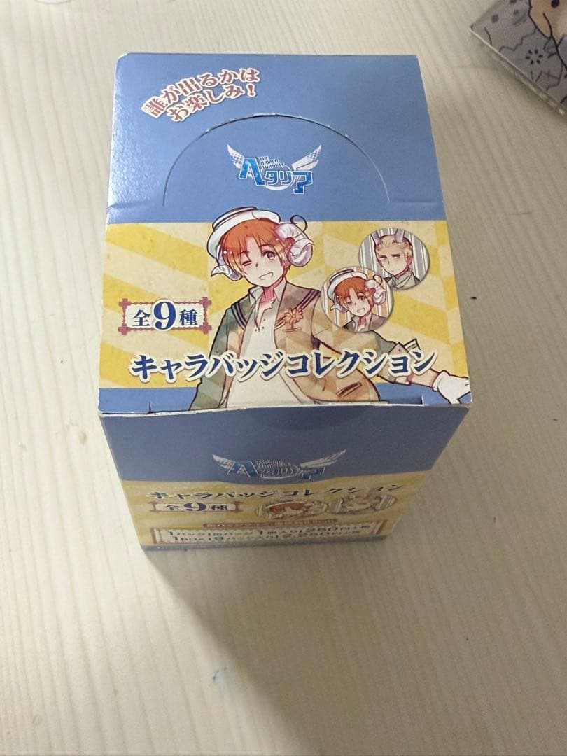 ヘタリア　つのたりあ　キャラバッジ　一箱　未開封