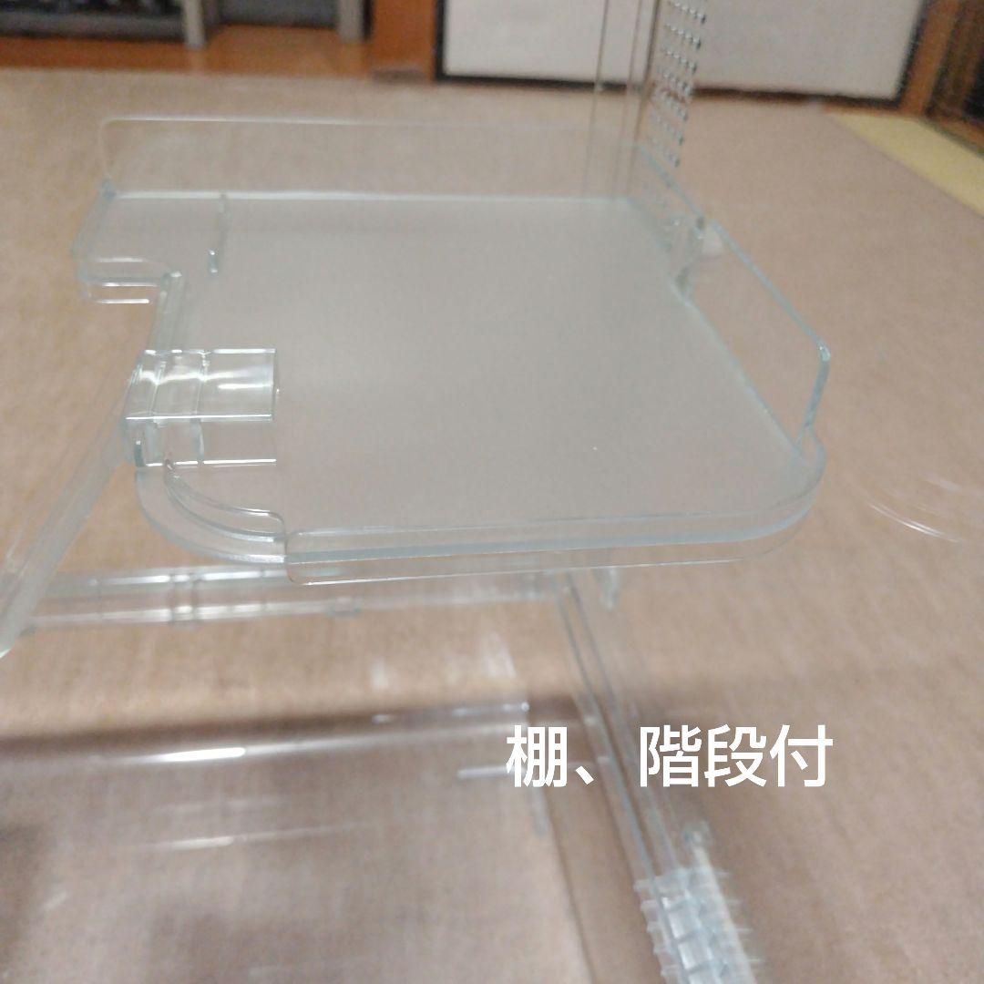 GEXハムスター用クリアケージ 付属品付(横57cm横38cm高さ40cm)