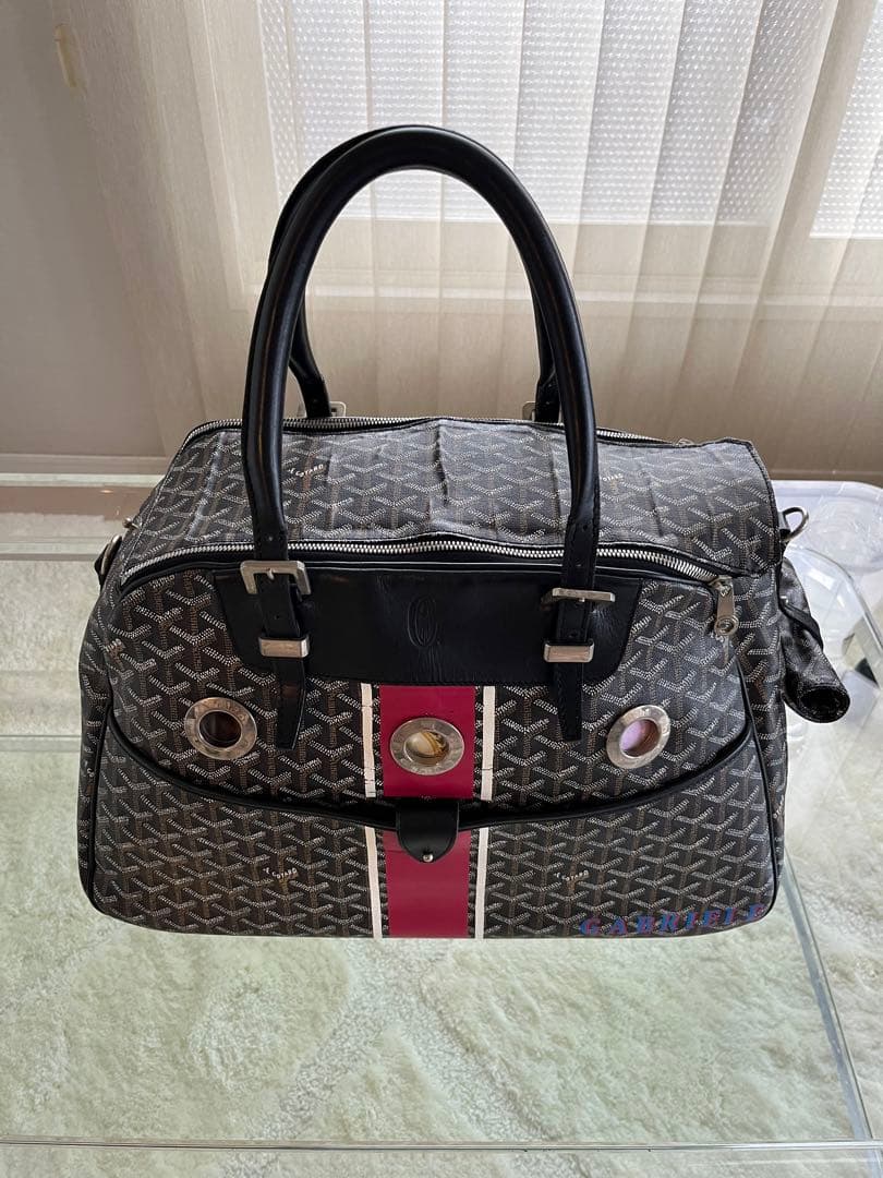 大人気GOYARDレア　廃番　マーカージュ最大入り　大変お得❣️ ペットキャリー