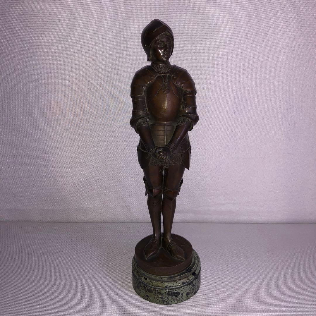 Jeanne d’Arc.  ジャンヌダルク　ブロンズ像