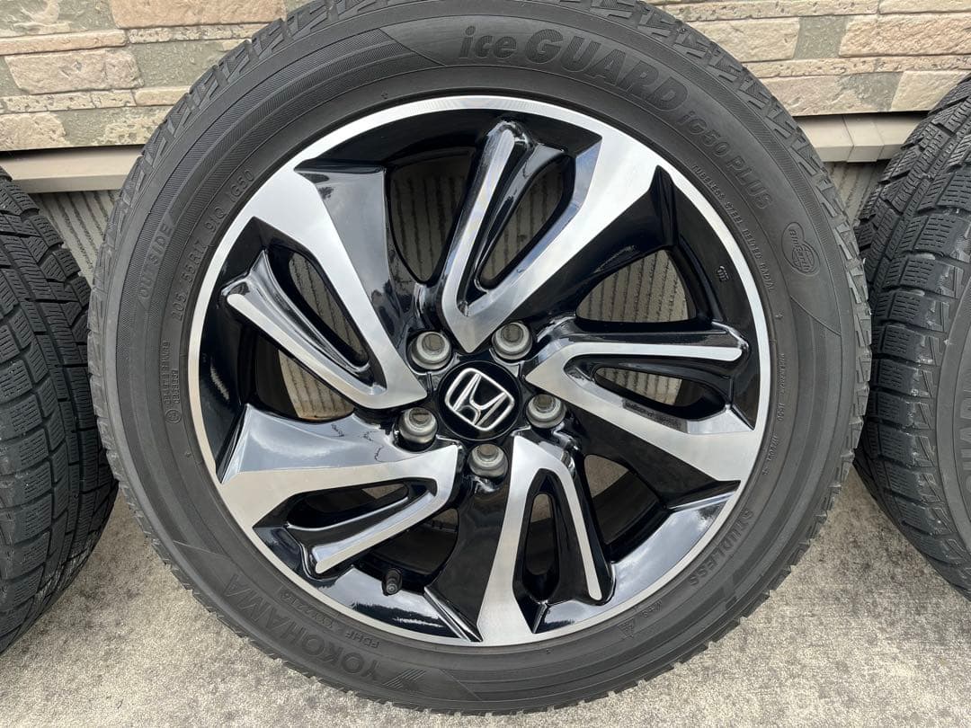 ホンダ 17インチ ホイールセット スタッドレスヨコハマタイヤ付き2本
