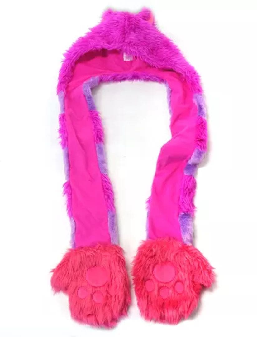 TDR ファンキャップ　マフラー　チシャ猫　ディズニー　手袋　マフラー