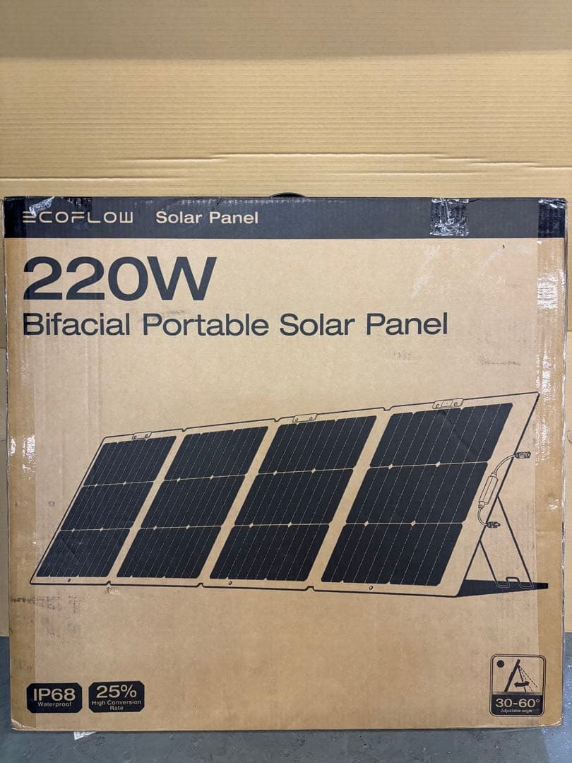 EcoFlow ソーラーパネル Gen2 220W 両面受光 エコフロー