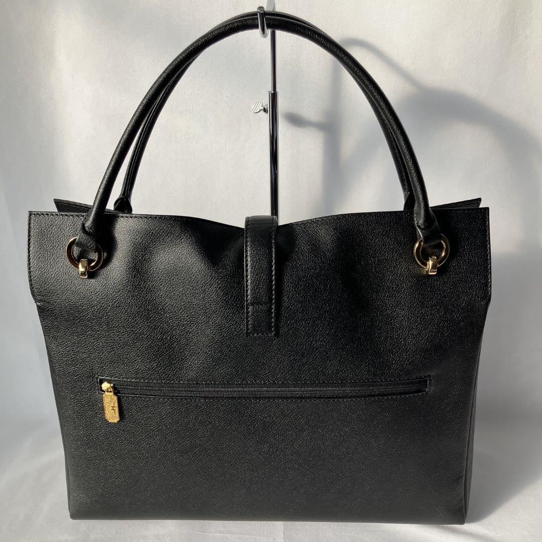 新品未使用　濱野皮革工藝　HAMANO グレースディライトトート　黒　高市総理