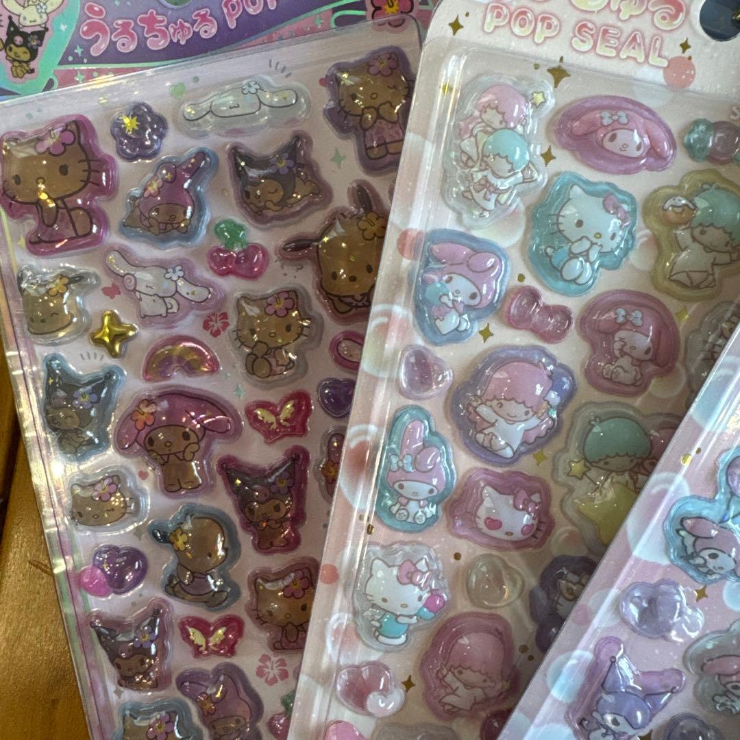 【正規品】うるちゅるポップシール　サンリオ　日焼け　ポチャッコ　11点