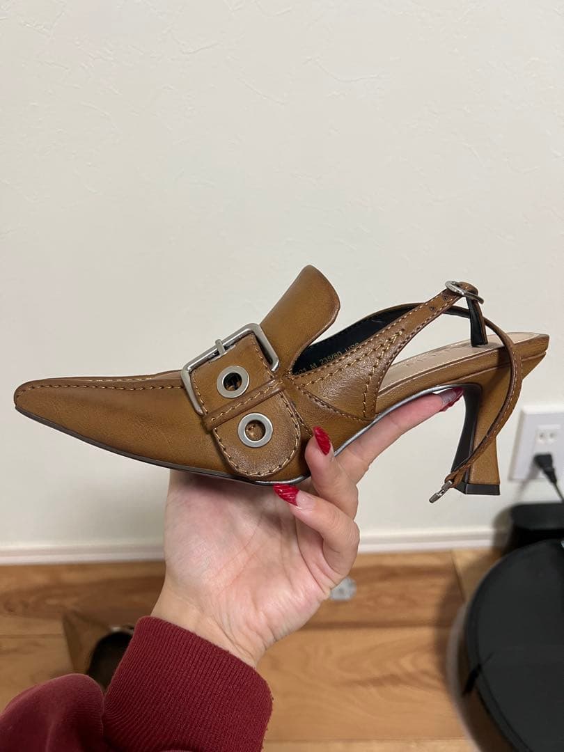 moussy BELTED ミュール