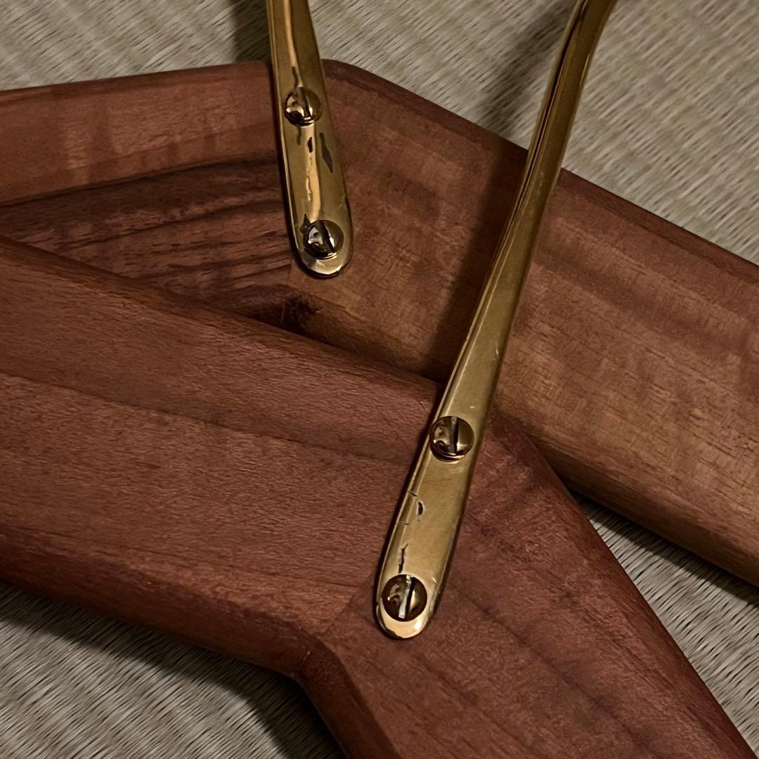 Carl Aubock ハンガー 真鍮 2本セット カールオーボック