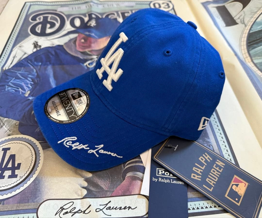 MLB x ラルフローレン x ニューエラ ドジャースキャップ
