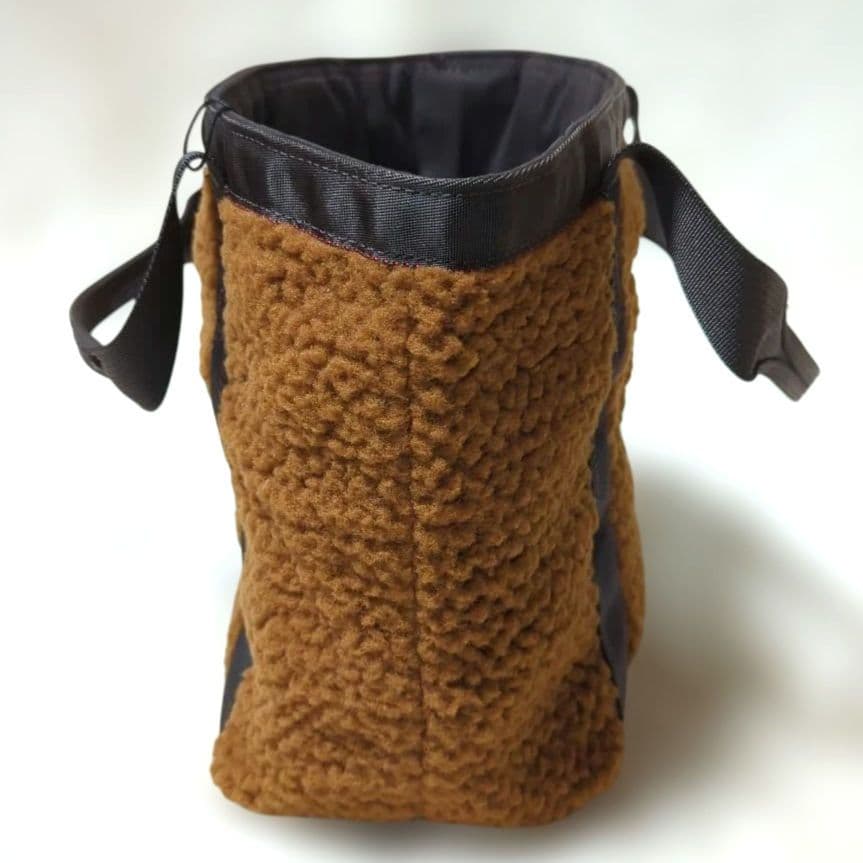 ブリーフィング　ボア トートバッグ　カートバッグ リバーシブル　ブラウン