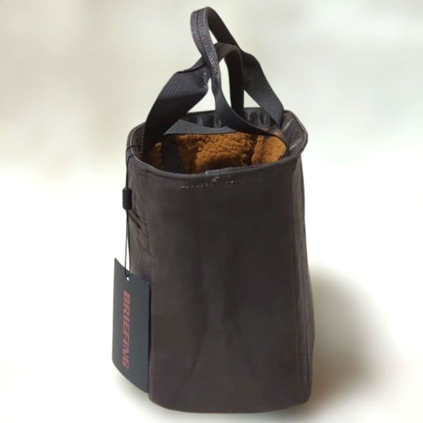 ブリーフィング　ボア トートバッグ　カートバッグ リバーシブル　ブラウン