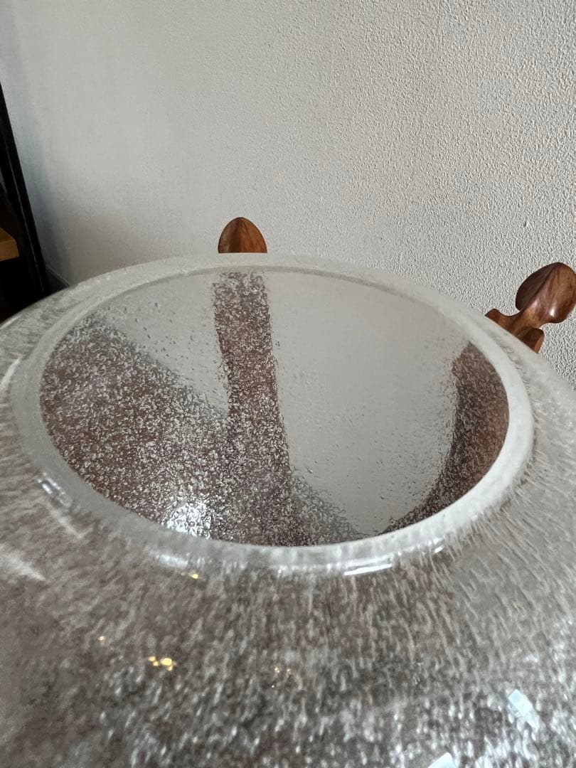 ヴィンテージ　ガラスボール　ペンダントランプ　ミッドセンチュリー　スペースエイジ