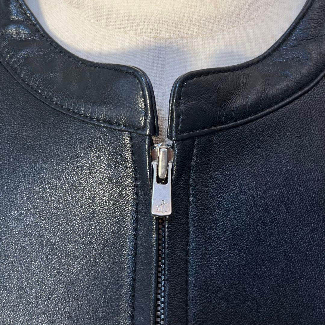 美品☆エストネーション 本革 羊革 ラムレザー ライダースジャケット 柔らかい革