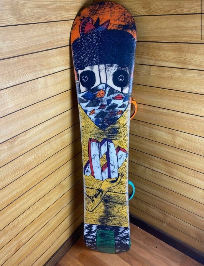 デッキテープ付き　フォルクル　151cm スノーボード　板　 ビンディング