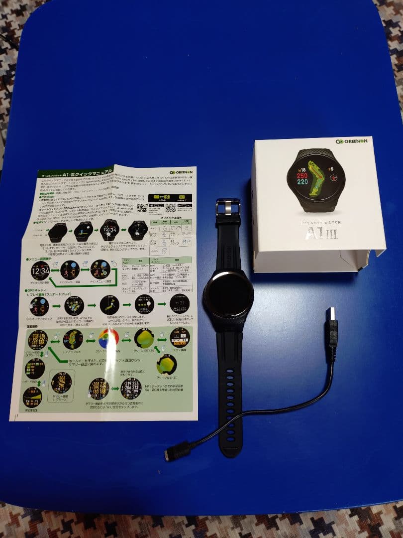 THE GOLF WATCH A1III GPSナビ付き