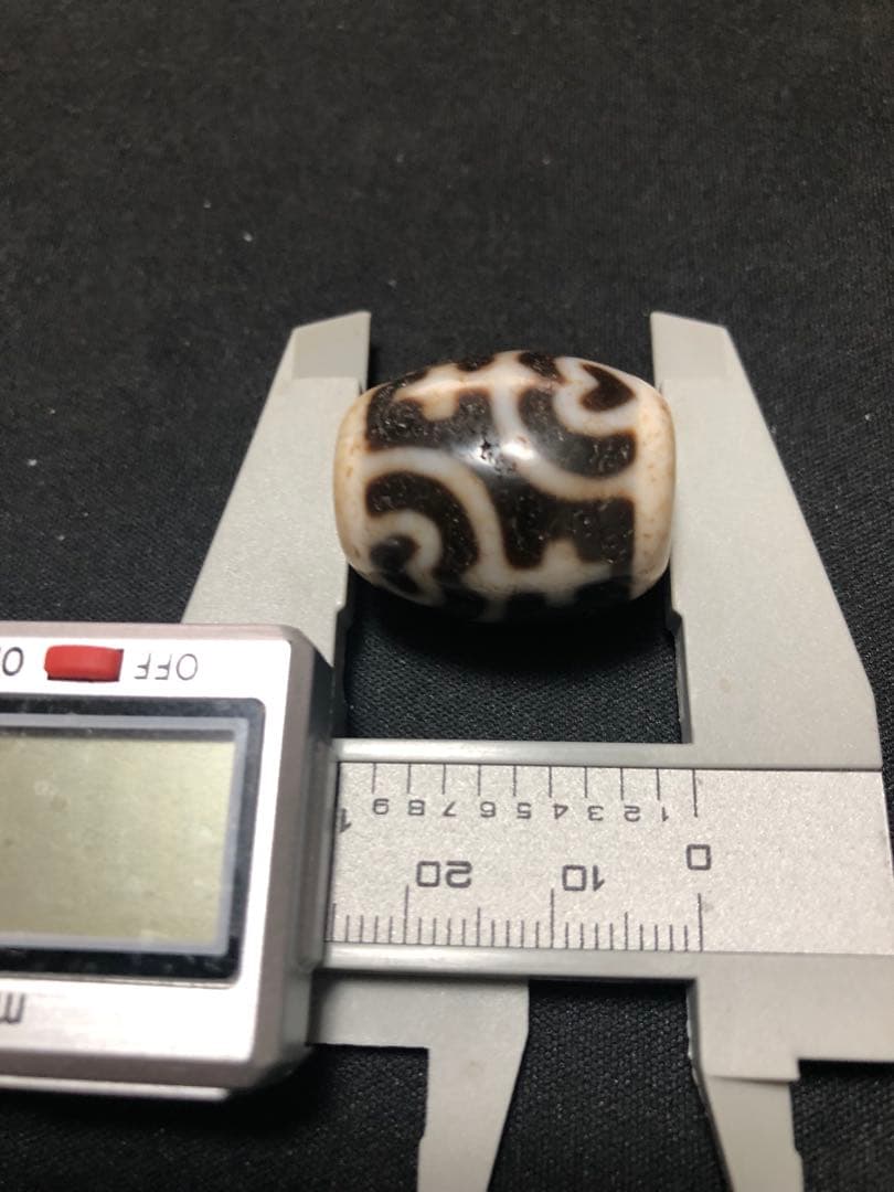 上肯天珠‼️西蔵老礦手工伝承樽型蓮華宝瓶天珠