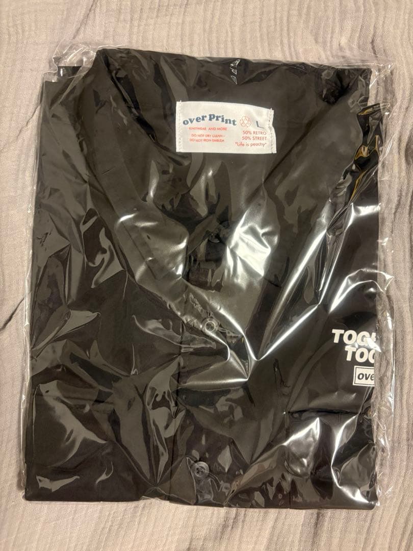 トゲナシトゲアリ×GEKIROCK CLOTHING　ワークシャツ　黒色