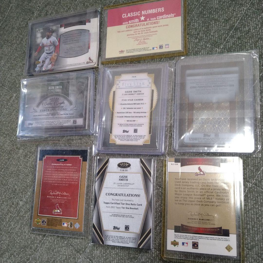 MLB オジースミス（サイン・ジャージ）　カード