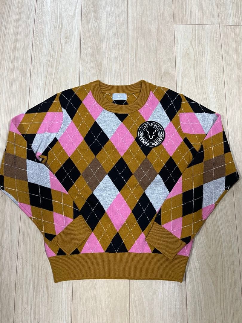 CPG アーガイル クルーネックセーター