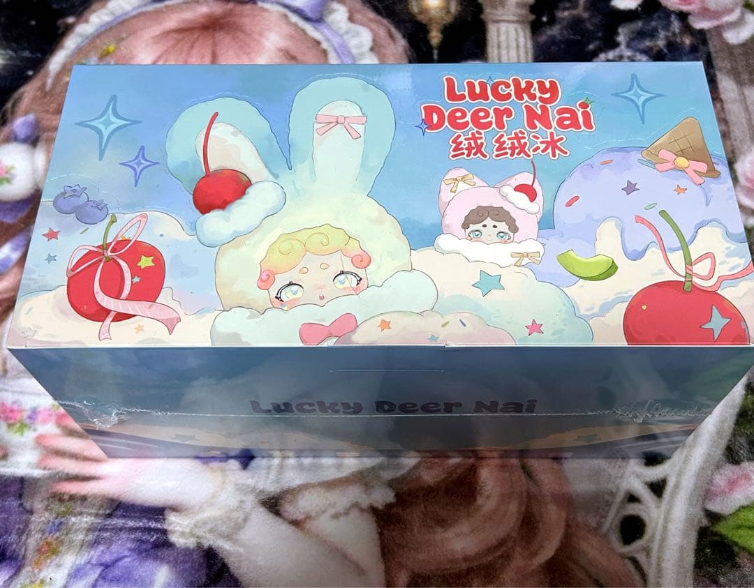 Lucky deer nai ラッキー ディアナイ アイス おやすみ兎 ふわもこ